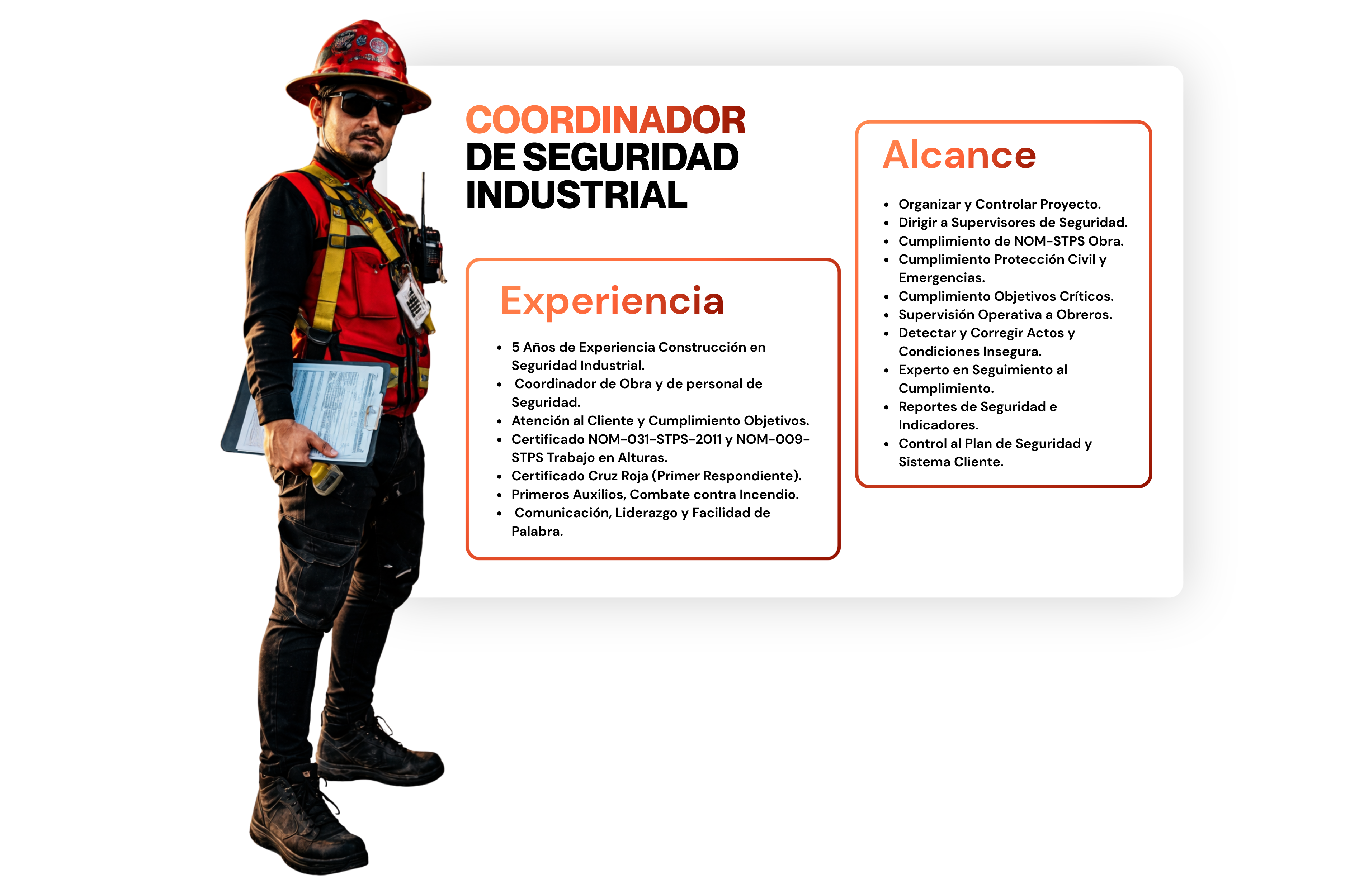 Coordinador de seguridad industrial